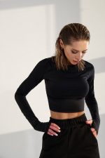 Workout Top Activity Rash Black