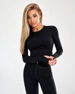 Workout Top Activity Rash Black