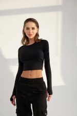 Workout Top Activity Rash Black