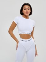 Workout Top Midi Rash Juicy White