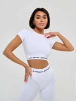 Workout Top Midi Rash Juicy White