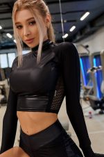 Workout Top Move Up Black Skin