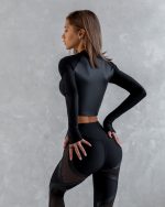 Workout Top Move Up Black Skin