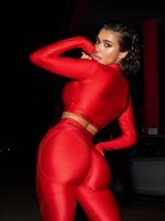 Leggings Extra Sex Push-Up Juicy Red
