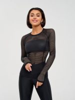 Workout Top Round Fresh Black