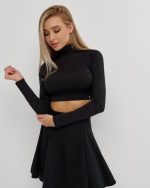 Workout Top Sexy Back Black